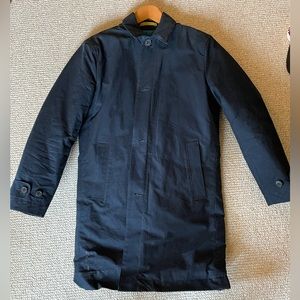 Bonobos Overcoat Quilted Jacket Men’s XS navy Blue